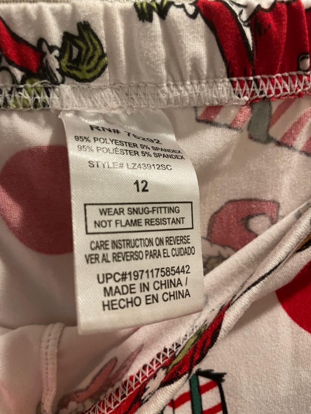 Kids Green Grinch Graphic Tee with Grinch Printed PJ Bottoms - Picture 6 of 7